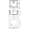 Мойка кухонная LEMARK SINARA 440-U жасмин 9910070